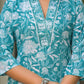 Cotton Printed Straight Kurta with Pant & Dupatta
