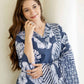 Cotton Printed Straight Kurta with Pant & Dupatta