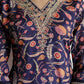 Blue Cotton Printed Straight Kurta Set with Pant & Dupatta for Women under 1299