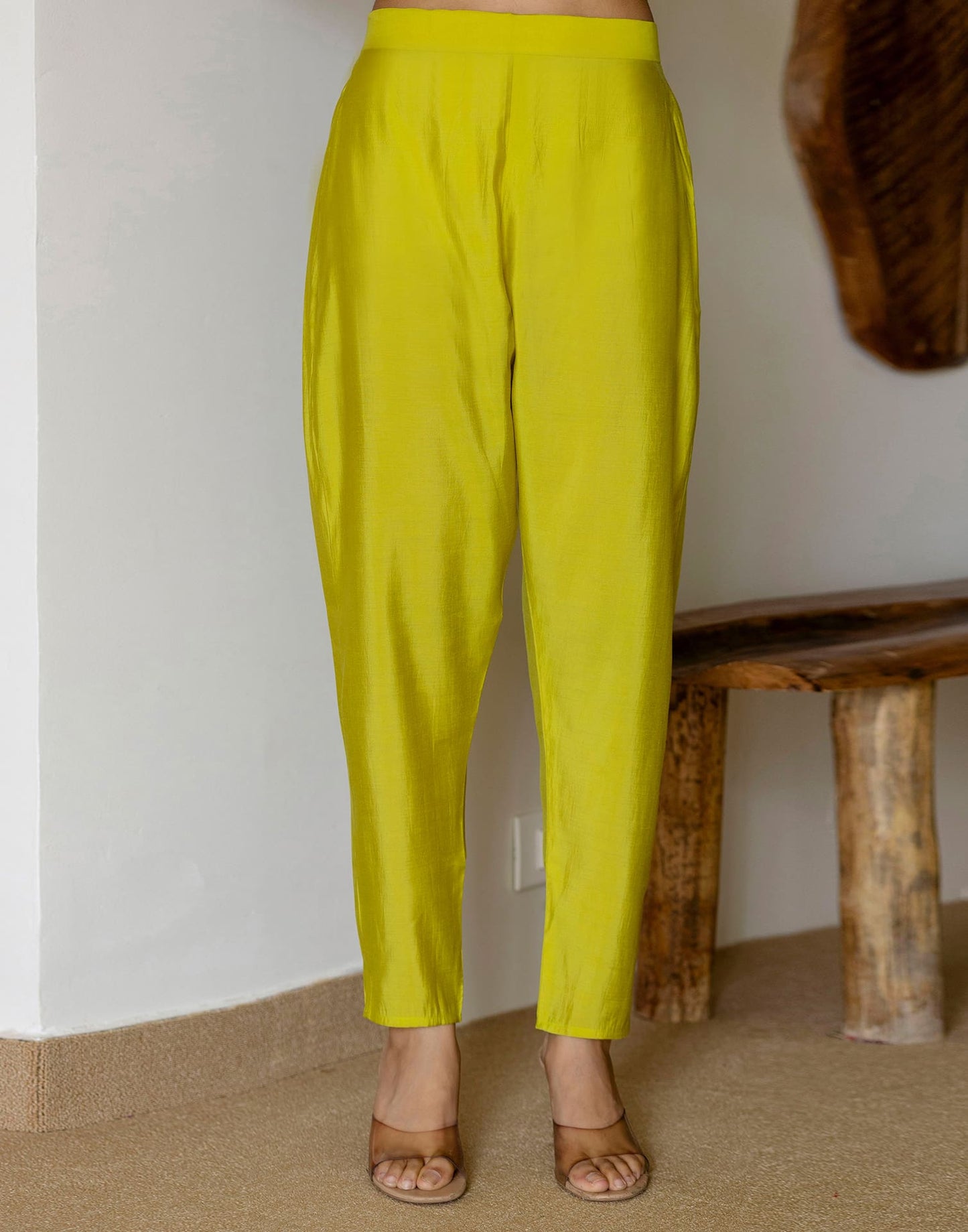 Yellow Silk Embroidered Straight Kurta Set with Pant & Dupatta under 1299 