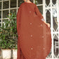 Cotton Straight Embroidery Round Neck Kurta with Pant & Dupatta