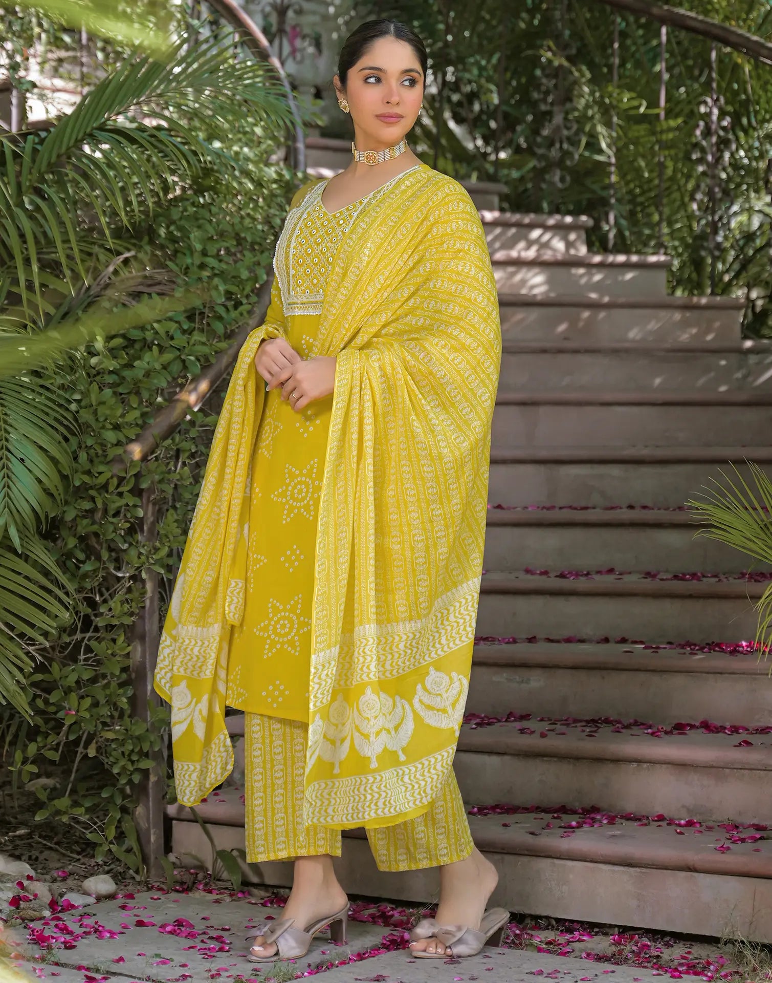Viscose Rayon Embroidered Straight 3 Piece Kurta Set