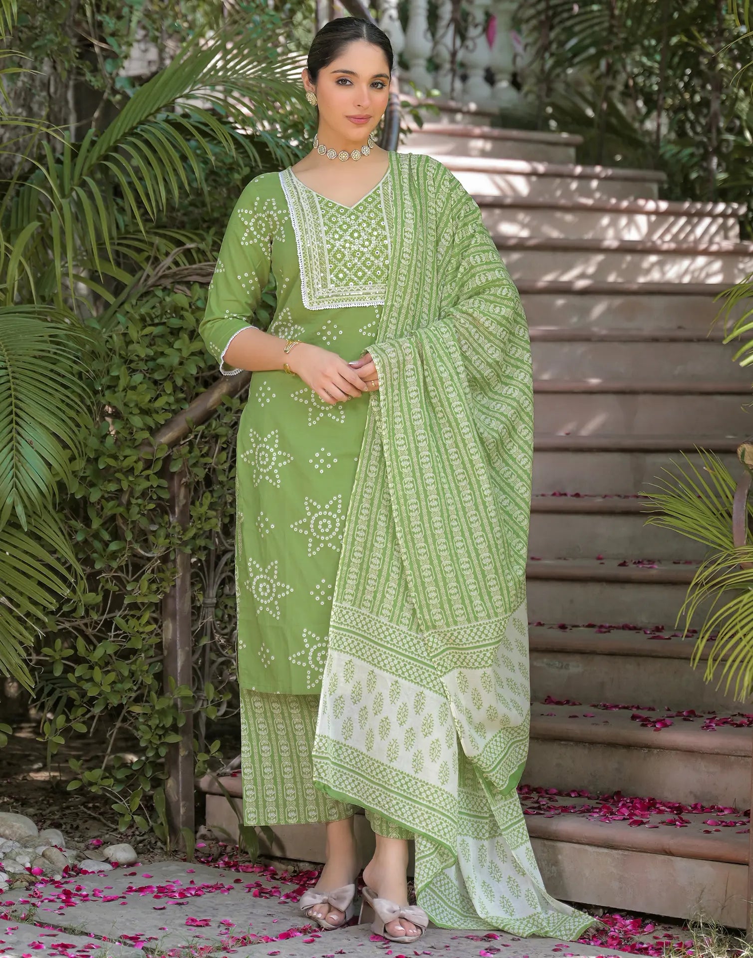 Viscose Rayon Embroidered Straight 3 Piece Kurta Set