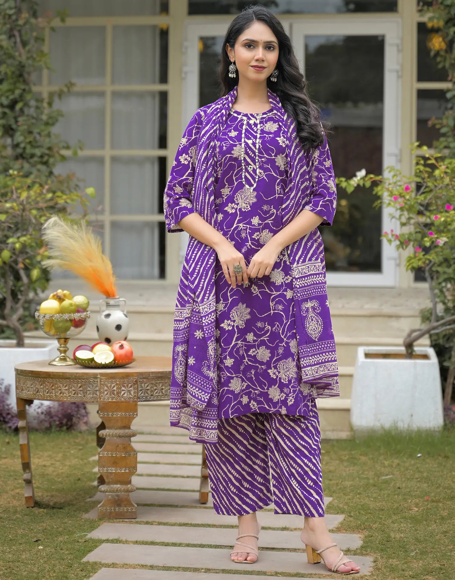 cotton kurta sets with dupatta