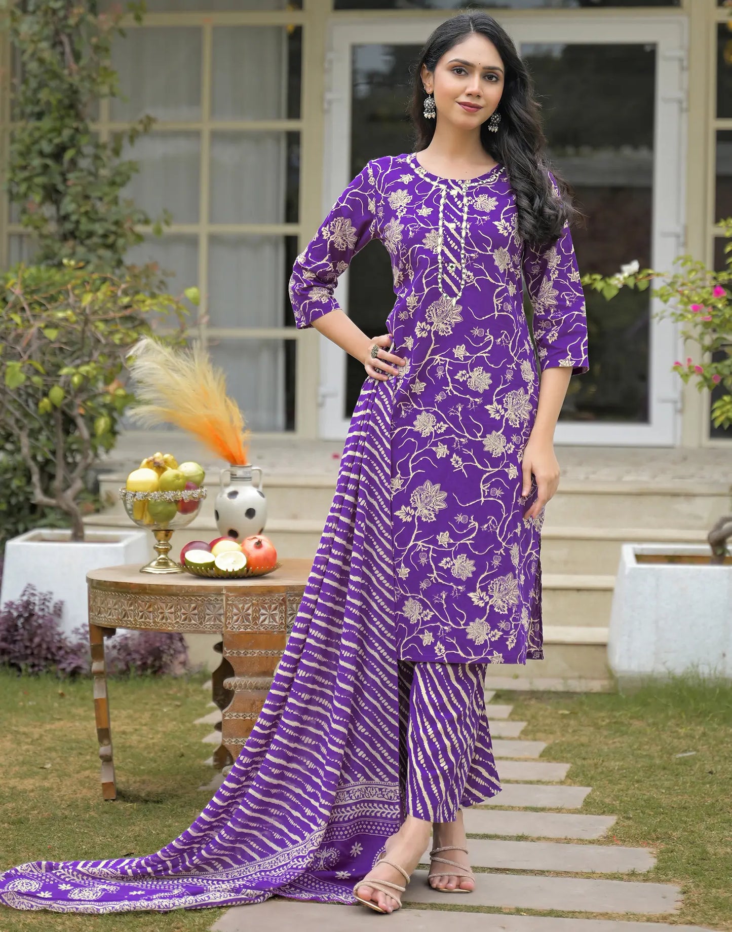cotton kurta sets with dupatta