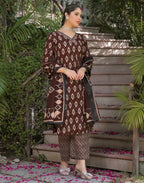 Viscose Rayon Embroidered Straight 3 Piece Kurta Set