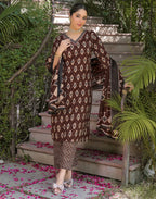 Viscose Rayon Embroidered Straight 3 Piece Kurta Set