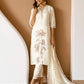White Silk Embroidered Straight Kurta Set with Pant & Dupatta for Women Casual & Daily Wear under 1299
