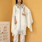 Silk Blend Embroidered Straight Kurta with Pant & Dupatta