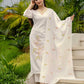Silk Blend Embroidered Straight Kurta with Pant & Dupatta