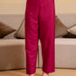 Silk Blend Embroidered Straight Kurta with Pant & Dupatta