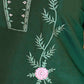 Silk Blend Embroidered Straight Kurta with Pant & Dupatta