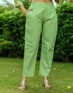 Cotton Woven Woven Straight 3 Piece Kurta Set