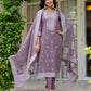 V Neck Cotton Kurta Set with Dupatta Under 1299 for Festive Wear