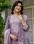 Cotton Woven Woven Straight 3 Piece Kurta Set