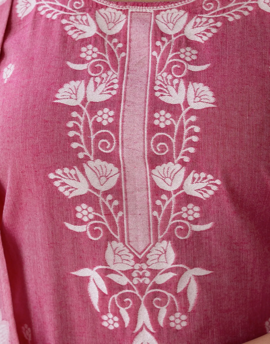 Cotton Woven Woven Straight 3 Piece Kurta Set