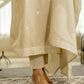 Beige Cotton Woven Straight Kurta Set with Pant & Dupatta under 1250