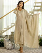 Cotton Woven Woven Straight 3 Piece Kurta Set