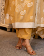 Cotton Woven Woven Straight 3 Piece Kurta Set