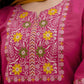 Chinnon Straight Embroidery V-Neck Kurta with Pant & Dupatta