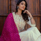 Cotton Blend Sequence, Embroidery Work and Lace Straight Kurta with Pant & Dupatta