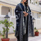 Cotton Printed, Embroidery Lace Straight Kurta with Pant & Dupatta