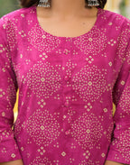Viscose Rayon Printed Straight 3 Piece Kurta Set