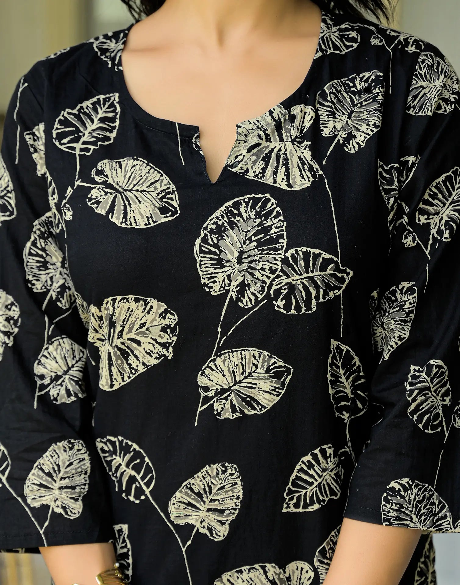 Viscose Rayon Printed Straight 3 Piece Kurta Set