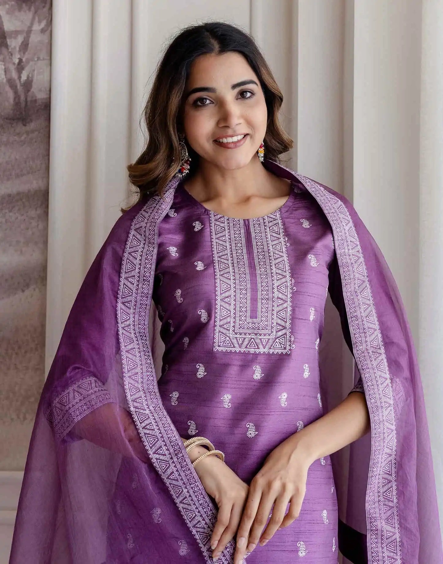 affordable slik kurta set 