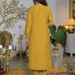 Silk Straight Embroidery Round Neck Kurta with Pant & Dupatta