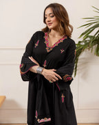 Pure Cotton Embroidered Straight 3 Piece Kurta Set
