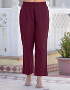 Skylee Viscose Printed Straight 3 Piece Kurta Set For Woman