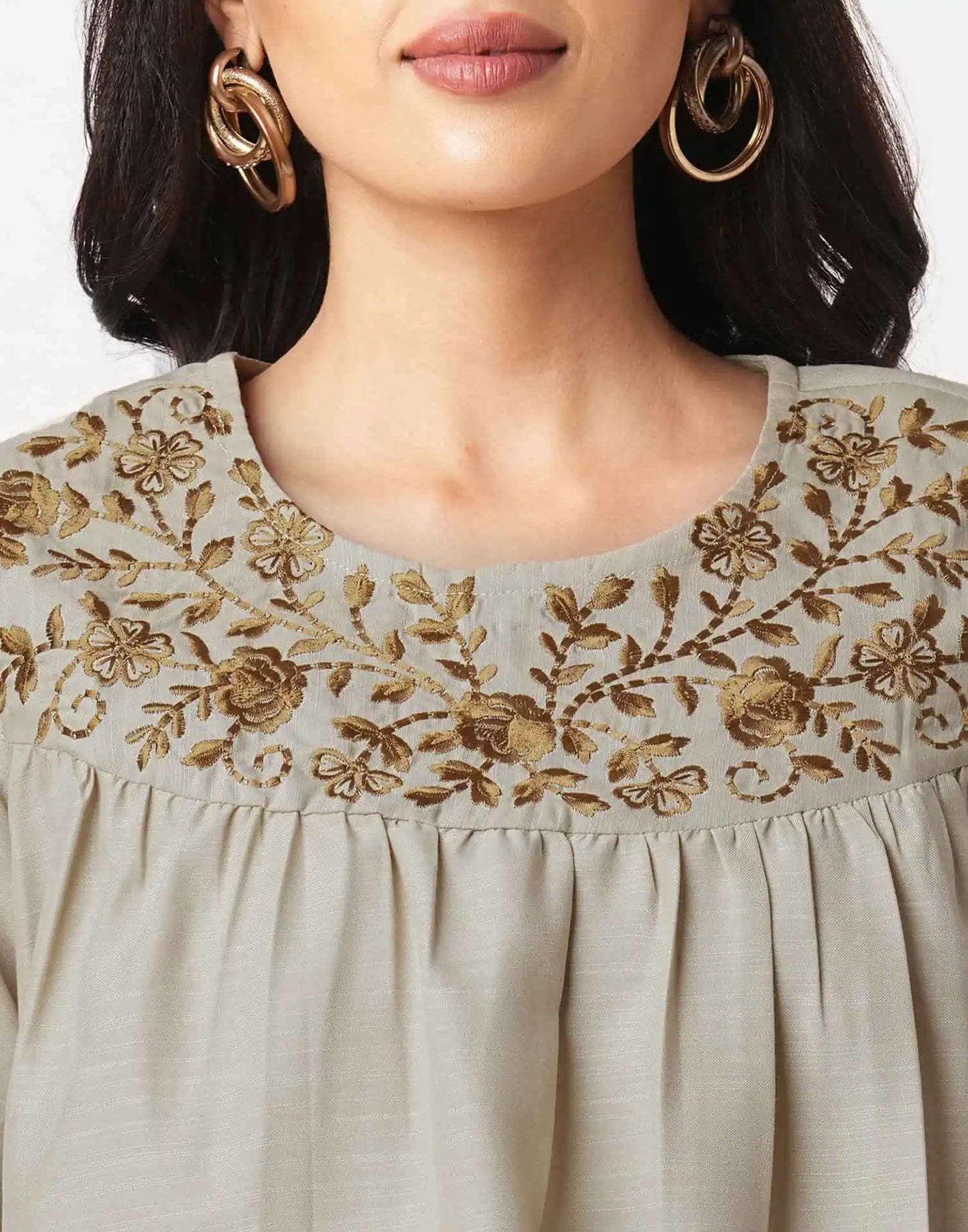 Affordable Beige cotton co-ord set