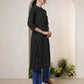 Cotton Woven Design Straight Kurti
