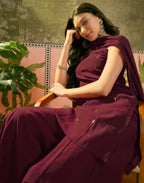 Silk Sequins Work Straight 3 Piece Kurta Set