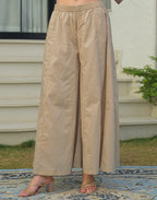 Skylee Cotton Embroidered Straight 3 Piece Kurta Set For Woman