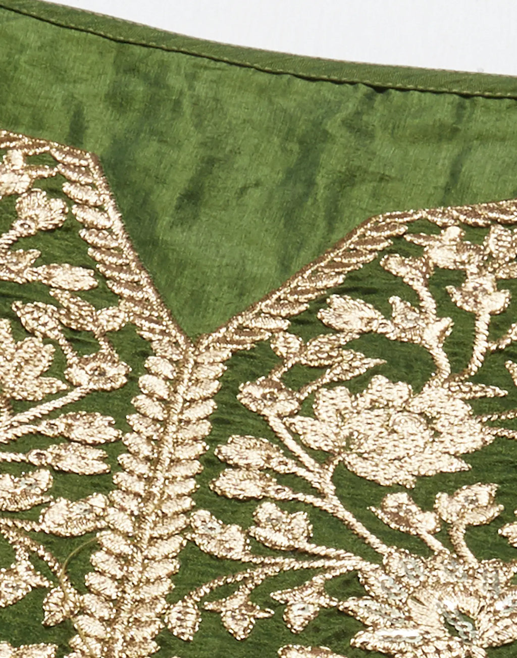 Poly Chinnon Embroidered Straight 3 Piece Kurta Set