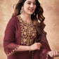 Maroon Affordable Festive Kurta Set for Women