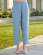 Skylee Silk Embroidered Straight 3 Piece Kurta Set For Woman