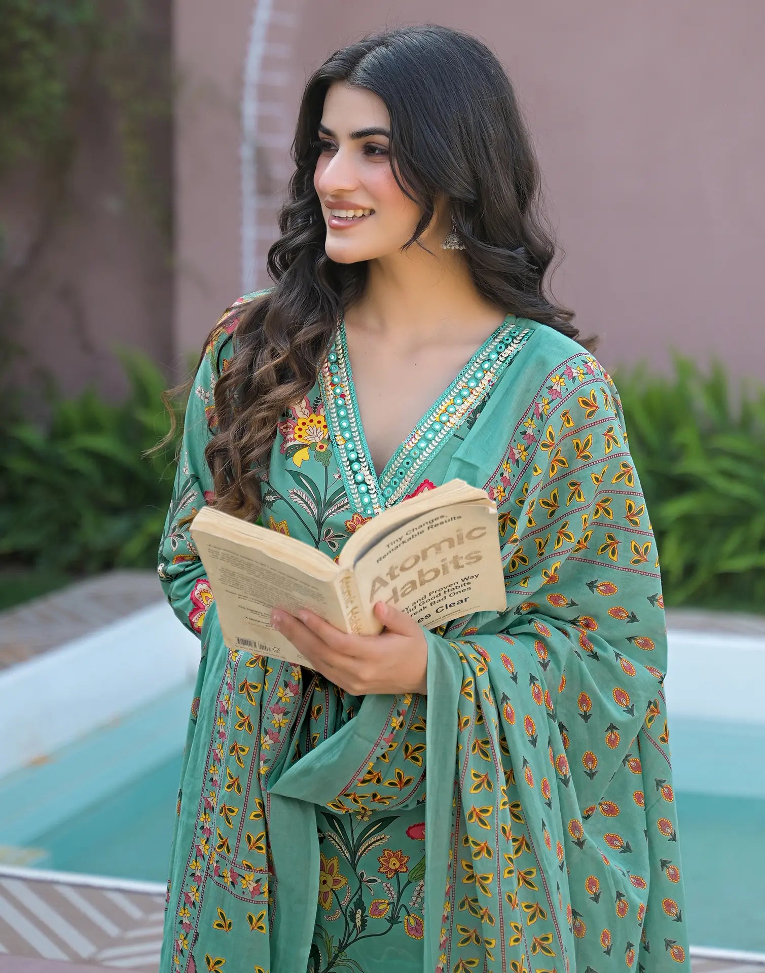 Viscose Rayon Printed Straight 3 Piece Kurta Set