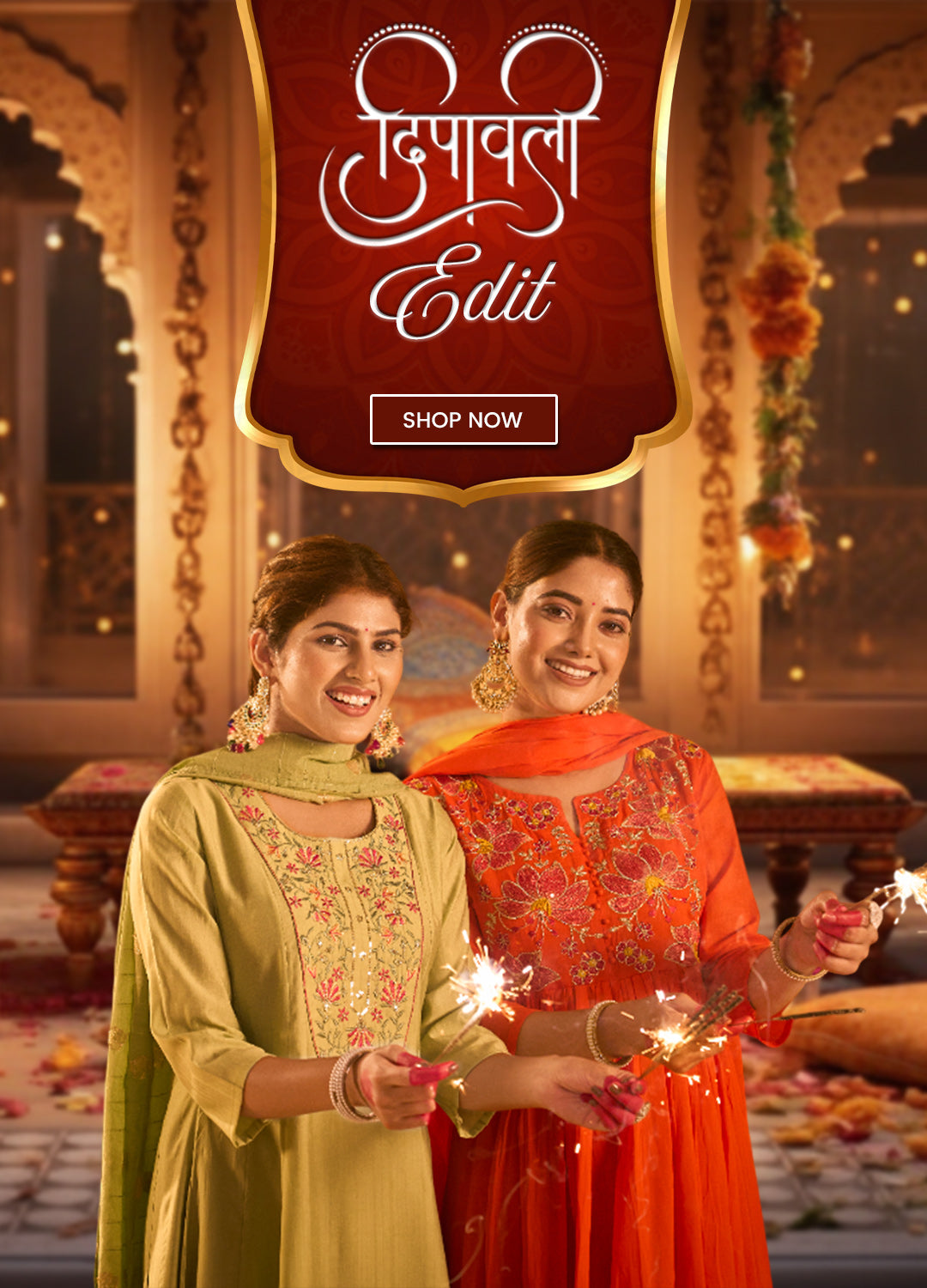Traditional kurti for Diwali – festive kurta sets under 1000, elegant party wear kurti with dupatta and ethnic outfits for women by Skylee