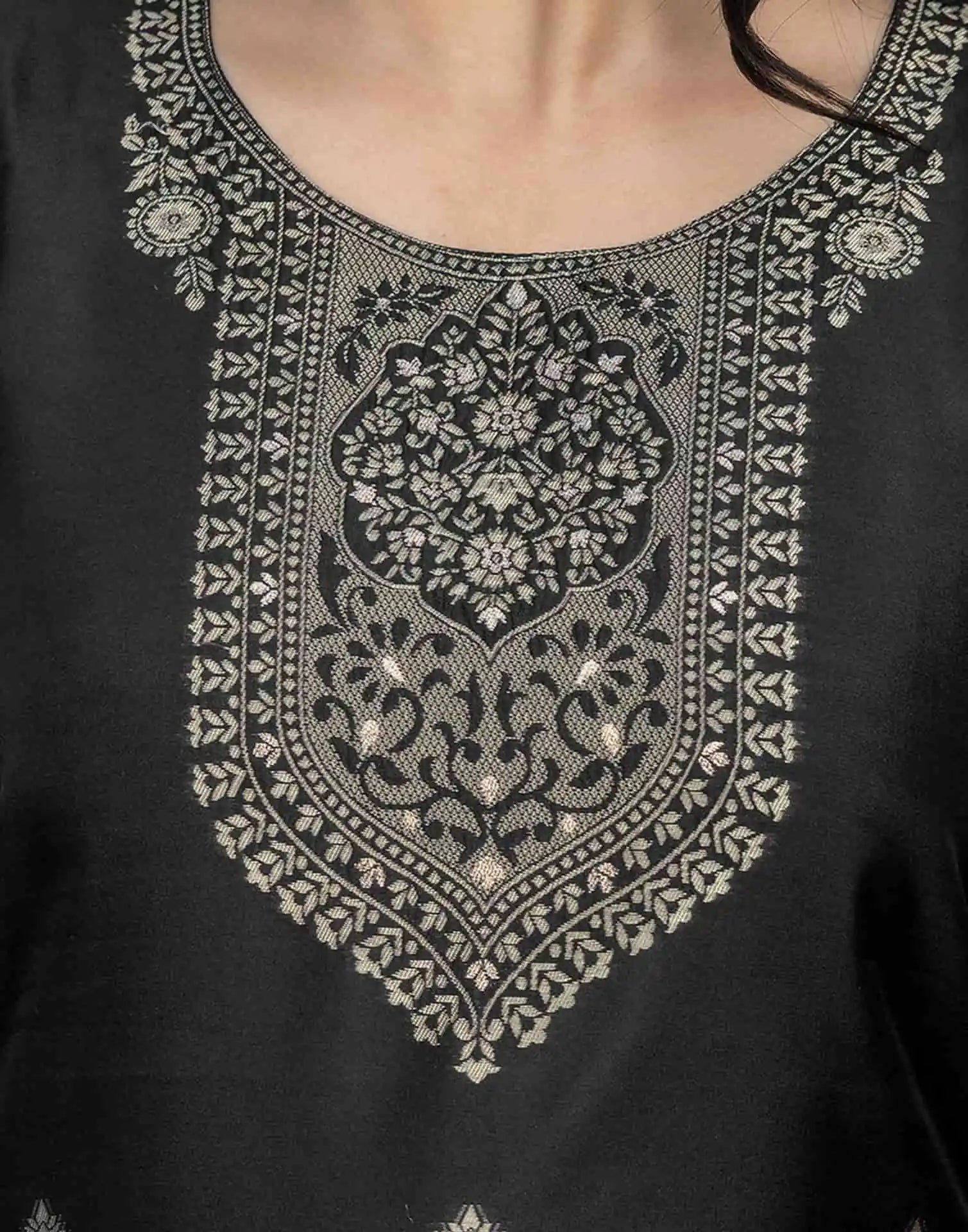 affordable round neck kurta