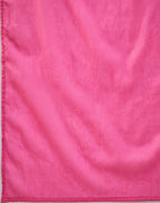 Fuchsia Pink V-Neck Embroidered Straight 3 Piece Kurta Set with Dupatta