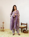 Skylee Viscose Printed Straight 3 Piece Kurta Set For Woman