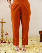 Skylee Viscose Bandhani Straight 3 Piece Kurta Set For Woman