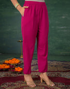 Skylee Rayon Sequins Work Straight 3 Piece Kurta Set For Woman