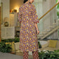 Cotton Printed Straight Kurta with Pant & Dupatta