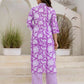 Cotton Printed Straight Kurta with Pant & Dupatta