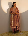 Silk Woven Straight 3 Piece Kurta Set