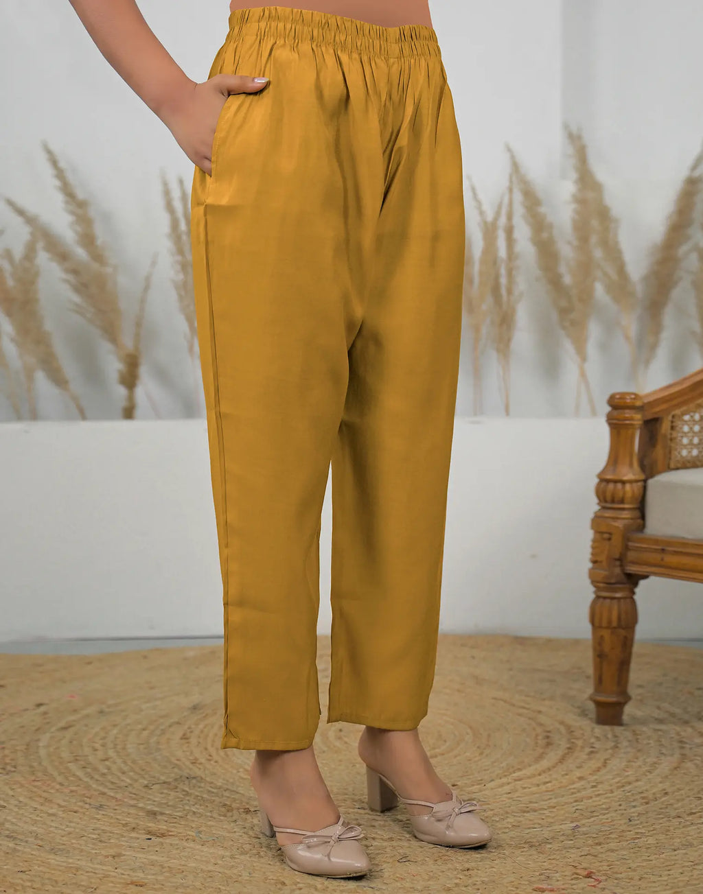 Silk Sequins Work Straight 3 Piece Kurta Set